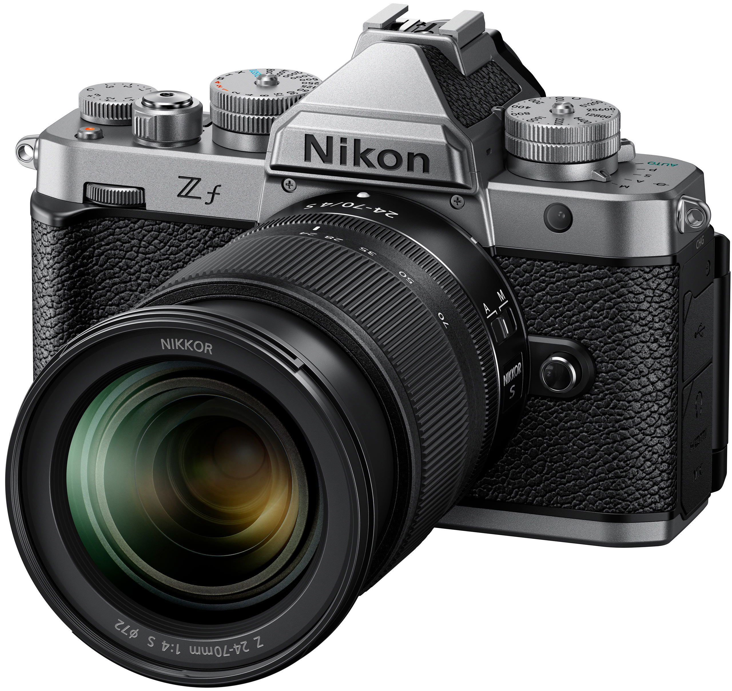 Nikon Z f spiegellose Vollformat-Systemkamera silber Nikkor Z 24